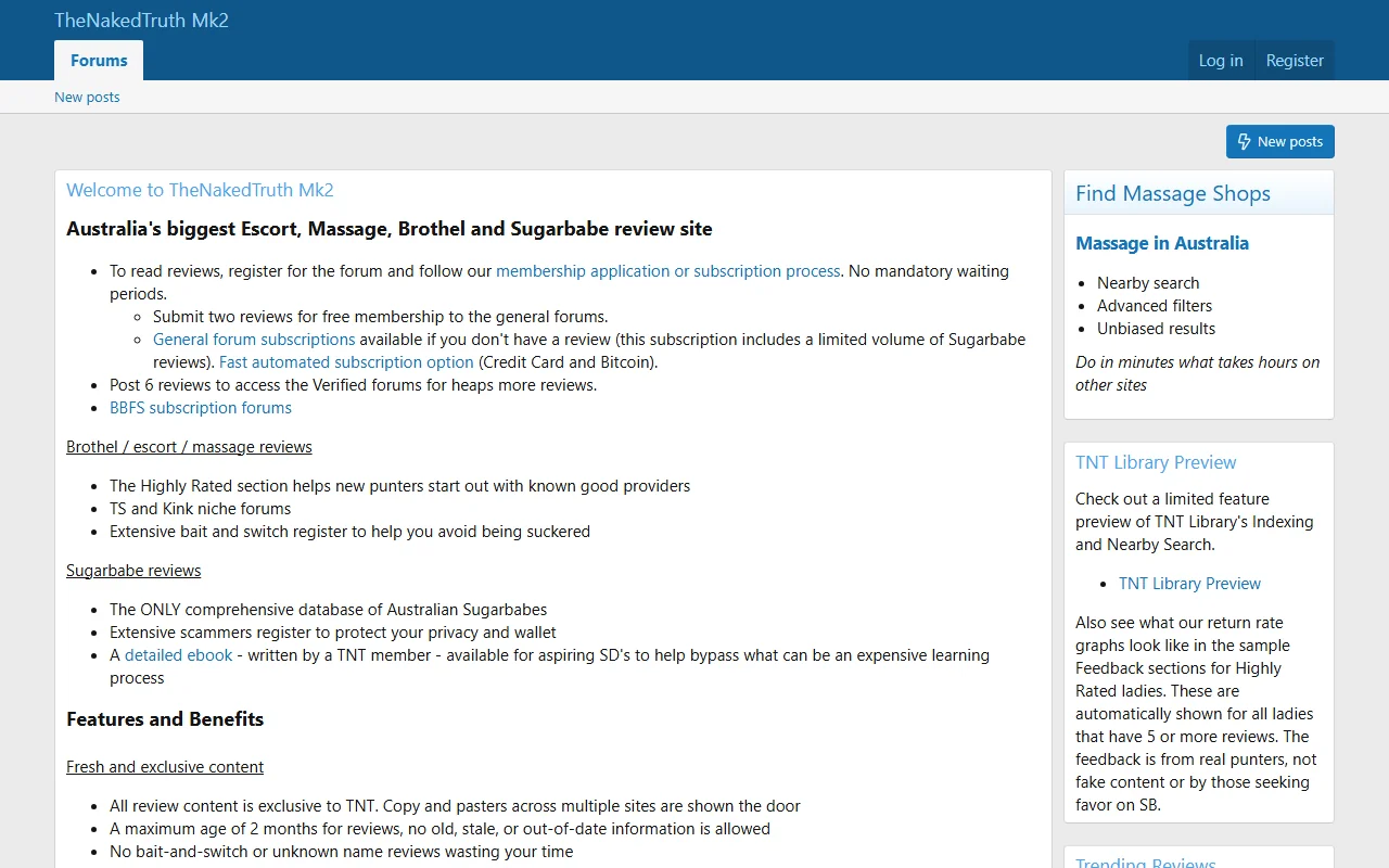 Screenshot of Thenakedtruth